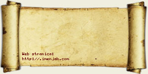 Kristina Bjelan vizit kartica